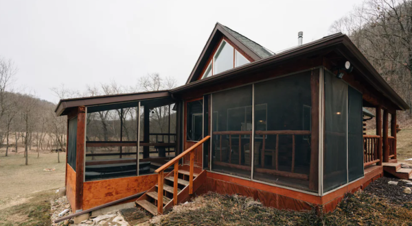 Get Away From It All At This Cabin With Its Own Private Stream In Wisconsin