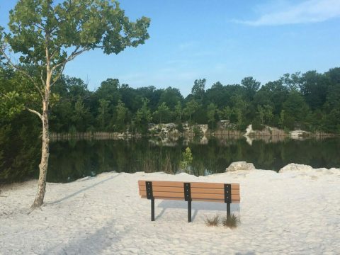 Walk Along A White Sand Beach For A One-Of-A-Kind Experience In Missouri