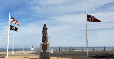 Few People Know This Iconic Statue In Virginia Beach Was Actually Imported From Norway
