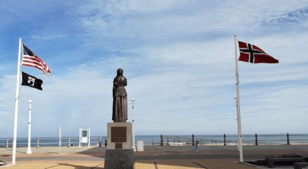 Few People Know This Iconic Statue In Virginia Beach Was Actually Imported From Norway