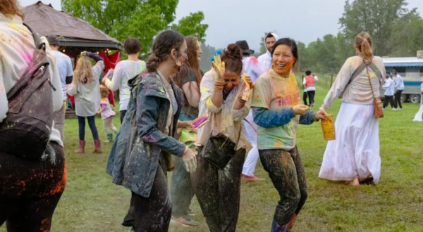 Enjoy The Most Colorful Spring Festival In Oregon At The Holi Spring Festival At Topaz Farm