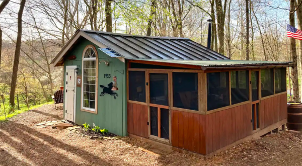 Stay In This Cozy Little Creekside Cabin In Ohio For Less Than $60 Per Night
