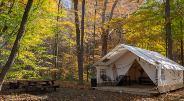 Go Glamping Inside Cuyahoga Valley National Park At Valley Overlook At Camp Mueller, A Glampground Getaway In Ohio