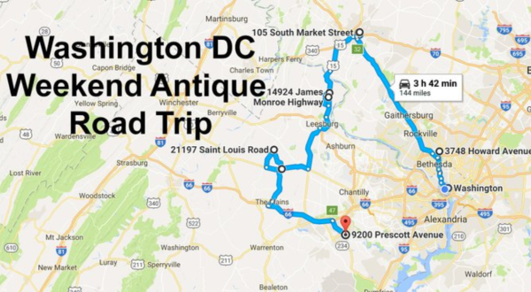 Here’s The Perfect Weekend Itinerary If You Love Exploring Washington DC’s Best Antique Stores