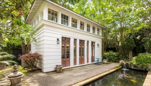 You'll Never Forget Your Stay At This Charming Cottage In South Carolina With Its Very Own Koi Pond