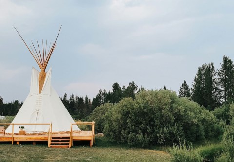 Spend The Night In A Teepee At This Unique Idaho Campground