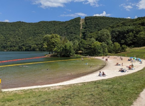 This Hidden Swimming Hole With A Sandy Beach In Pennsylvania Is A Stellar Summer Adventure