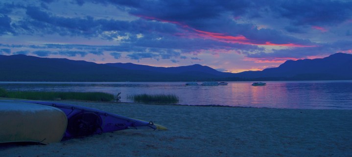 Sunset at Webb Lake Maine