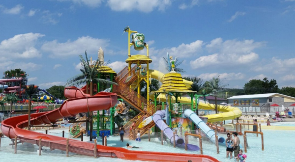 The Most Epic Resort Campground In Kentucky Is An Outdoor Playground With Waterslides, Rides, & More