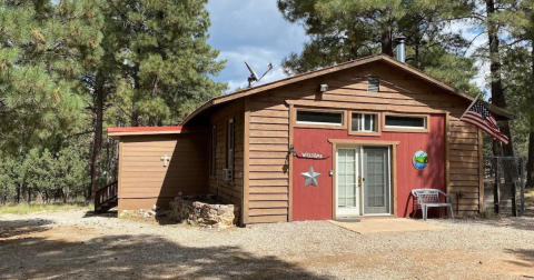 This Cozy Cabin Is The Best Home Base For Your Adventures In New Mexico's Sacramento Mountains