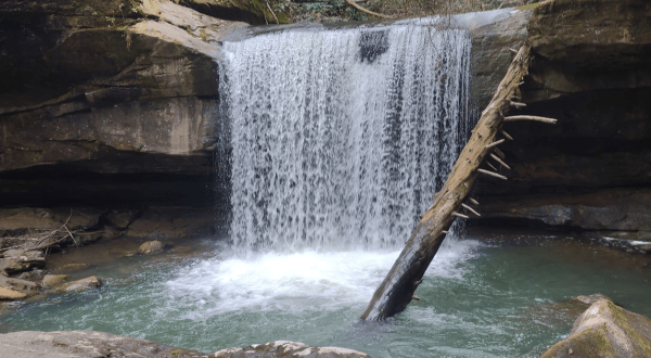 This Hidden Swimming Hole With A Waterfall In Kentucky Is A Stellar Summer Adventure