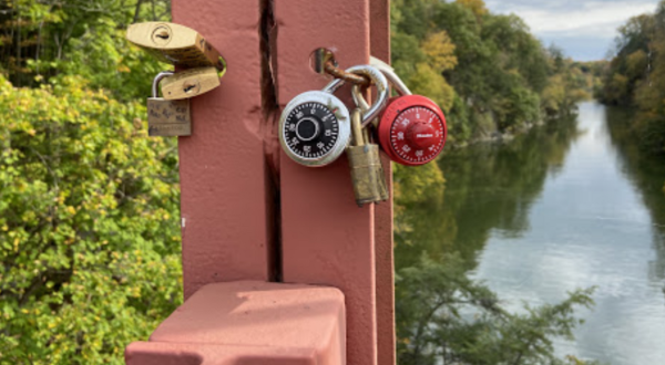 The Story Behind The Paris Love Locks Tradition That Made Its Way To This Historic Bridge In Connecticut