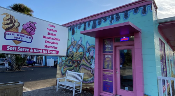 Stay Cool This Season At The Ice Cream Hut, A Beachside Shop In Florida
