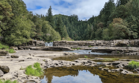 This Hidden Swimming Hole With A Waterfall And Pools In Oregon Is A Stellar Summer Adventure