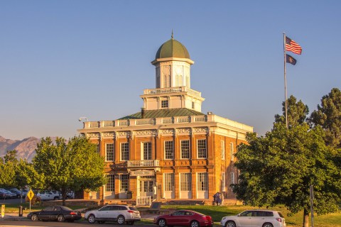 Salt Lake City's Council Hall Was Actually Built Downtown, Dismantled, And Moved To Capitol Hill In Utah