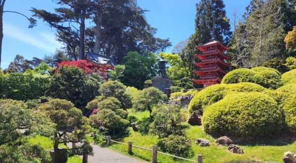 This Tea House Was Actually Built In Japan, Dismantled, And Brought To San Francisco