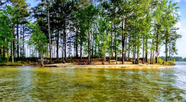 The Little-Known Island In The Middle Of Alabama’s Cleanest Lake Is Our Perfect Summer Destination