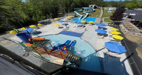 The Most Epic Resort Campground In Maine Is An Outdoor Playground With A Waterslide, And More