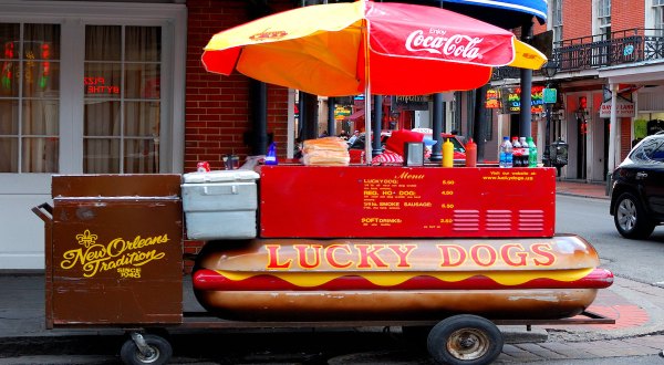 This Iconic Louisiana Hot Dog Cart Is Part Of New Orleans History And Still Slinging Delicious Dogs Daily