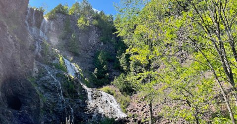 The Michigan Trail With An Overlook, Cave, And The State’s Highest Waterfall You Just Can't Beat