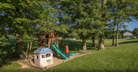 Get Away From It All At This Cabin With Its Own Playground In Ohio
