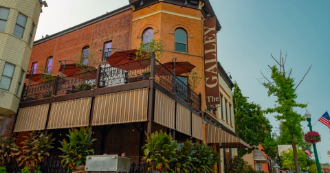 The Rooftop Patio At The Galley Restaurant Was Made For Summer Nights In Marietta, Ohio