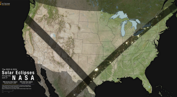 New Map Shows The Best Spots To View The 2023 Solar Eclipse In New Mexico