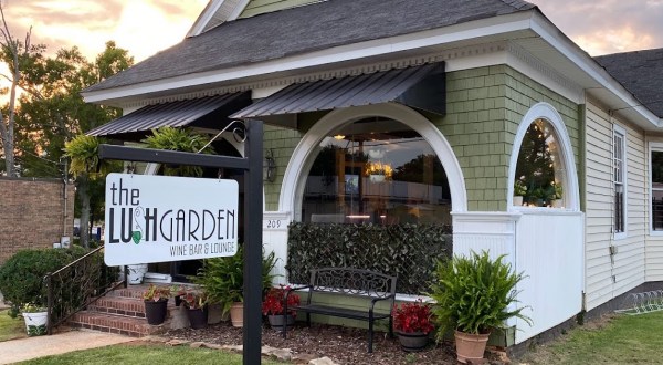 Enjoy Wine, Food, And Music At The Lush Garden, A Garden-Themed Wine Bar In Alabama