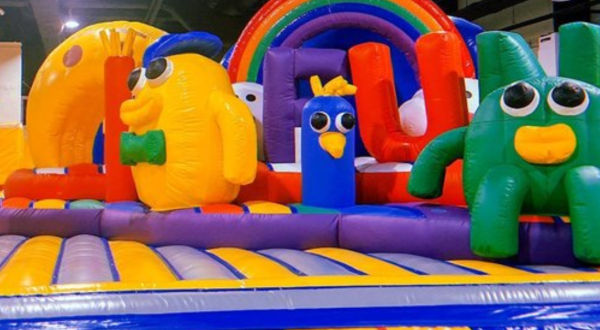 This 25,000-Square Foot Inflatable Amusement Park In Connecticut Is Fun For All Ages