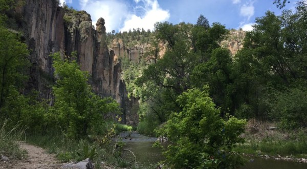 The New Mexico Trail With A River, Hot Springs, And Views You Just Can’t Beat