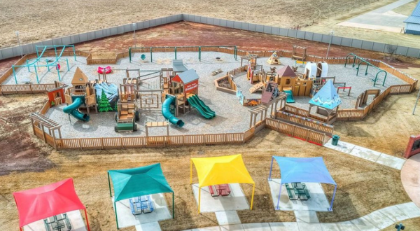 With a Splash Pad, Zipline, And 12,000 Sq. Ft. Playground, This Oklahoma Park Is the Ultimate Family Destination