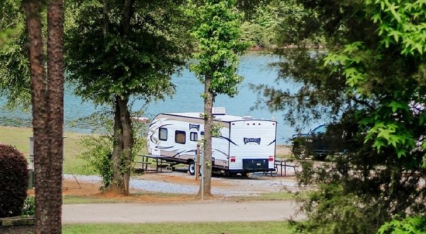 With A Splash Island Water Zone, Kid Zone, And Restaurant, This RV Campground In South Carolina Is A Dream Come True