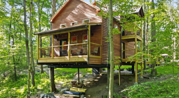 You’ll Never Forget Your Stay At This Charming Treehouse In Pennsylvania With Its Very Own Hiking Trail