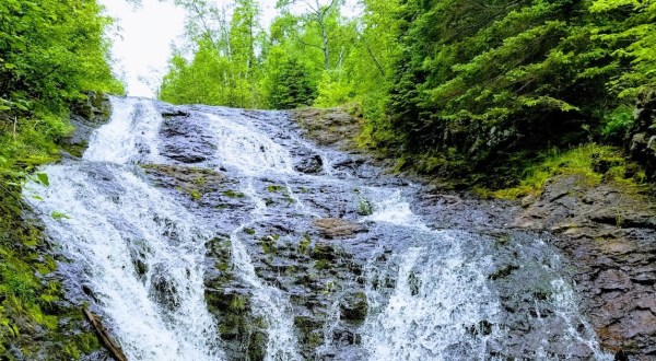 This Short Minnesota Hike Takes You To A Stair Step Waterfall And The Gitchi-Gami State Trail