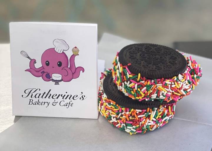 cookie ice cream sandwiches at Katherine's Bakery