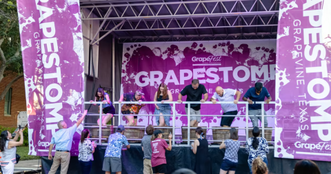 Stomp Grapes And Sample Over 100 Different Wines This September At The Annual GrapeFest In Texas