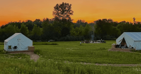 The Michigan Glamping Adventure Worth Driving Across The State To Explore