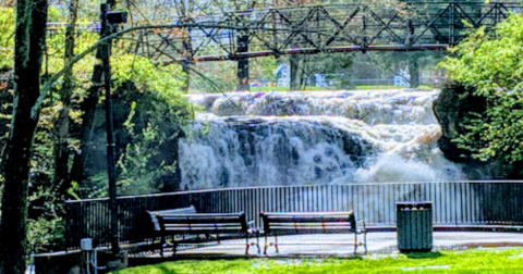 This Urban Waterfall In Connecticut Offers A Bit Of Nature In The Middle Of The City