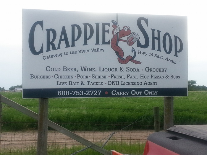 The Crappie Shop In Arena, Wisconsin Has Great Snacks
