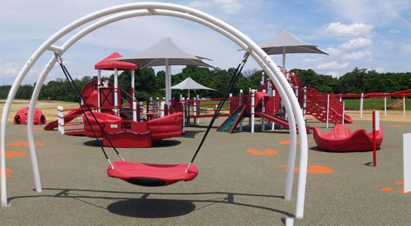 One Of The Largest And Most Inclusive Playgrounds In North Carolina Is Incredible