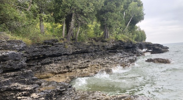 Explore This Secret Trail Around One Of The Only Sea Caves In Wisconsin