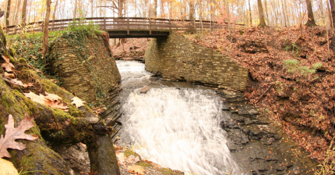 The 0.8-Mile Hike To Buttermilk Falls Might Just Be The Most Enchanting Hike In Cleveland