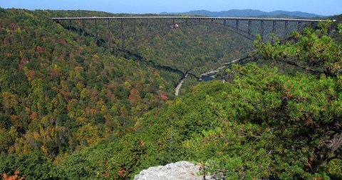 The 1.6-Mile Long Point Trail Leads Hikers To The Most Spectacular Fall Foliage In West Virginia