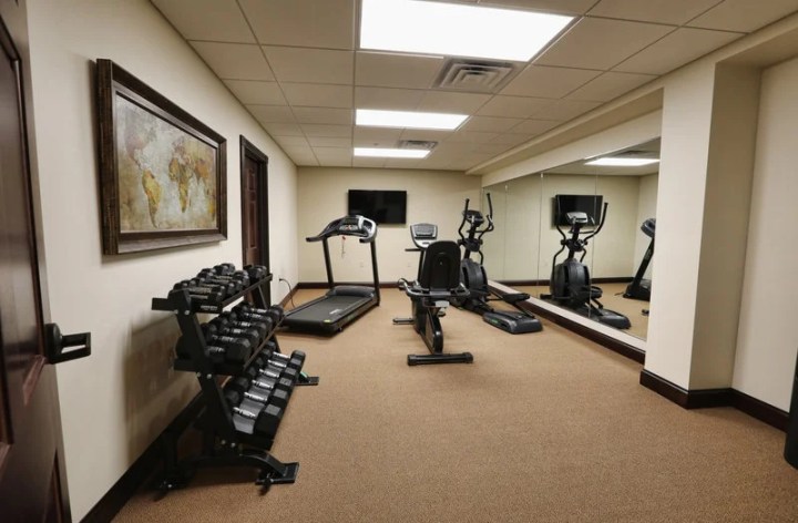 Hotel fitness room