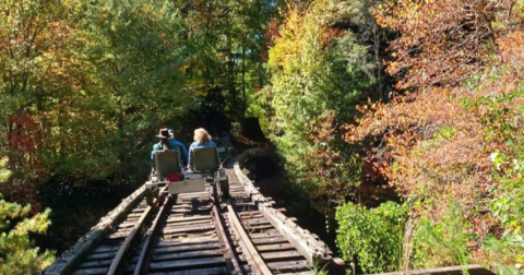 The Enchanting Andrews Valley Rail Tours In North Carolina Is One Of The Best Places To Enjoy Autumn