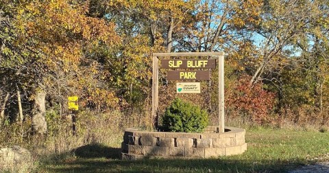 The Enchanting Slip Bluff Park In Iowa Is One Of The Best Places To Enjoy Autumn