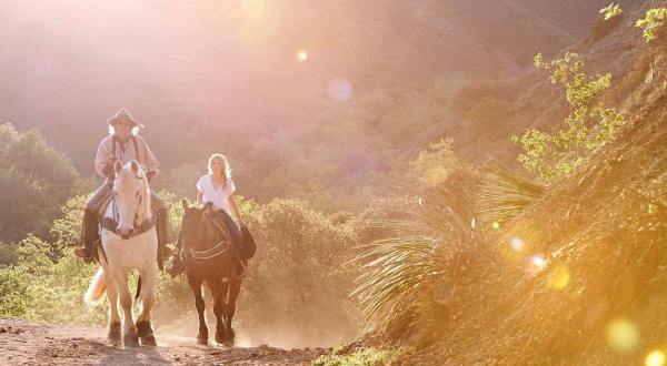 Take A Fall Foliage Trail Ride On Horseback At Circle Bar B Stables In Southern California