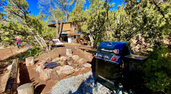 This Rustic Treehouse In New Mexico Is The Perfect Place For A Relaxing Getaway