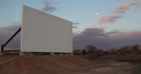 Watch Holiday Movies Around A Campfire At This New Mexico Drive-In Theater