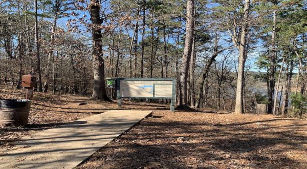 A Peaceful Escape Can Be Found Along The Lakeview Lodge Trail In Oklahoma